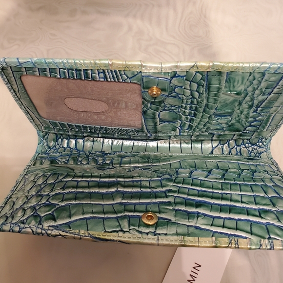 🌊BRAHMIN TABITHA BAG & ADY WALLET - SEAFOAM OMBRE - SET NWT🌊 🚨PRICE IS FIRM🚨 - Picture 10 of 16